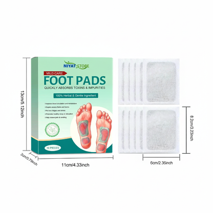 🌿 Premium Detox Foot Patches Remove Toxins, Reduce Pain & Wake Up Feeling Lighter & Energised!