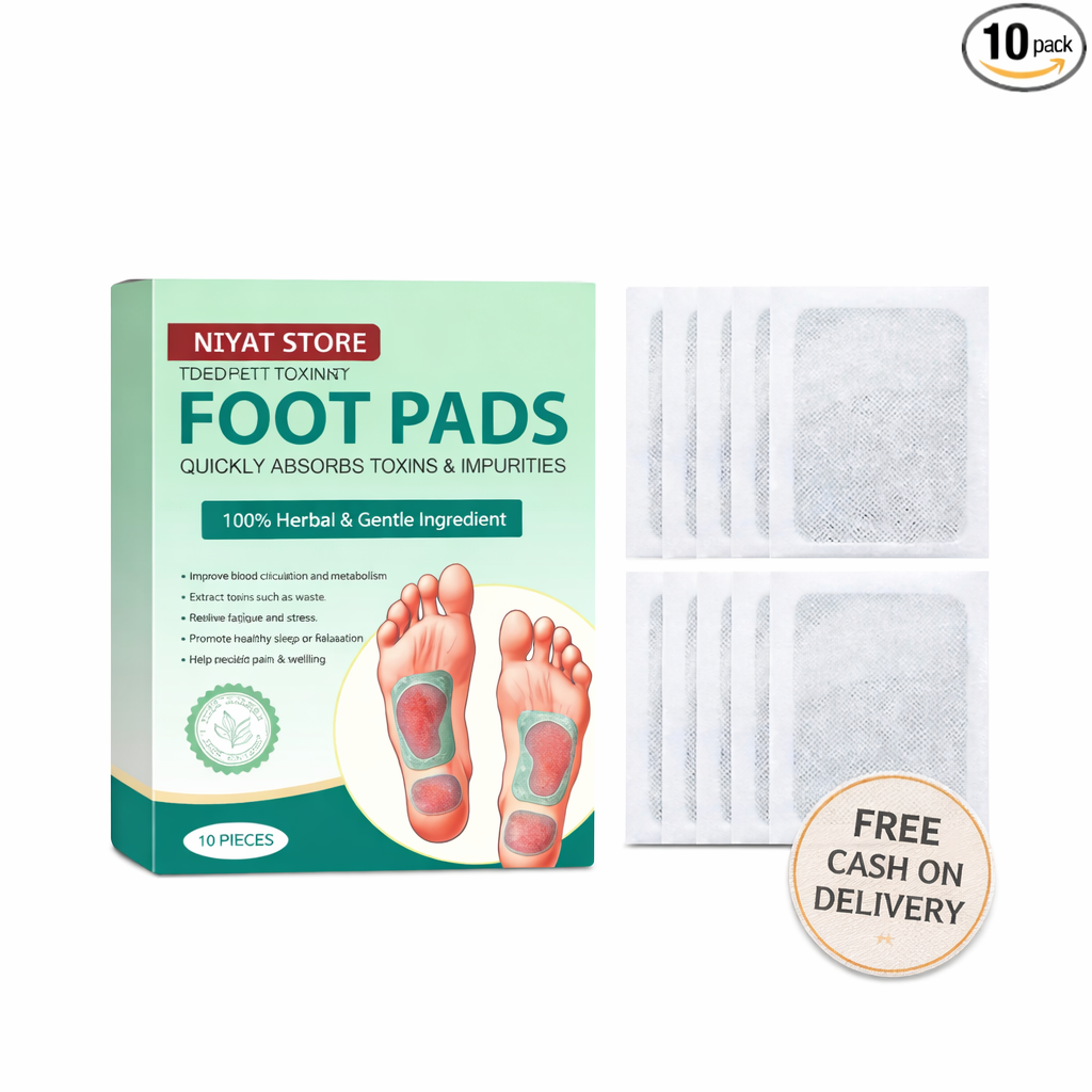 🌿 Premium Detox Foot Patches Remove Toxins, Reduce Pain & Wake Up Feeling Lighter & Energised!